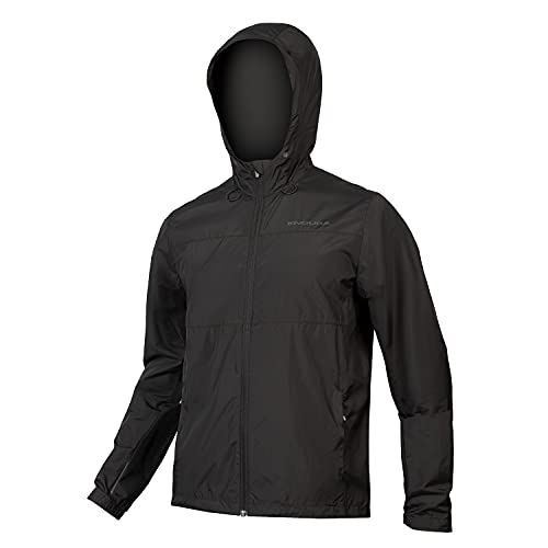 Endura Hummvee Windshell Fahrradjacken für Herren, Black, XL