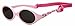Kiddus Gafas de sol POLARIZADAS bebe para niños y niñas a partir de 6 meses. SUPER FLEXIBLES. Protección solar UV400. Seguras, confortables, muy resistentes. Baby Comfort (08 Rosa con flores)