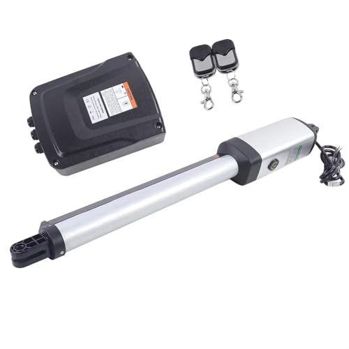 Kit Motor Puerta Batiente 50 W 24 VDC Kit Completo Motor Electromecá 300 kg, 38.5cm Recorrido del Actuador Motor Puerta Corredera 30m De Distancia Del Mando A Distancia IP44