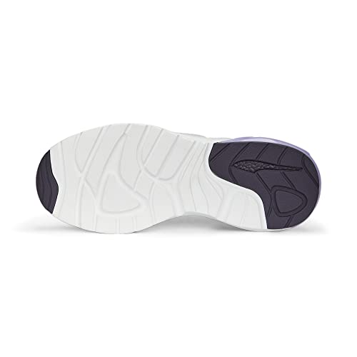 Image of PUMA Men's Low-Top Sneaker, Feather Gray Purple Charcoal Vivid Violet, 4