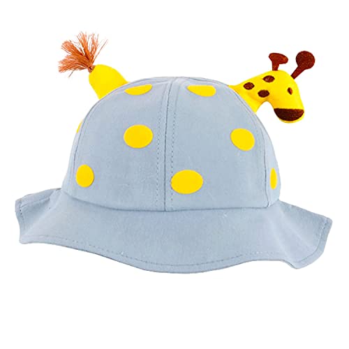 Image of Street27 UV Protection Hat Full Face Shield for Kids Baby Blue
