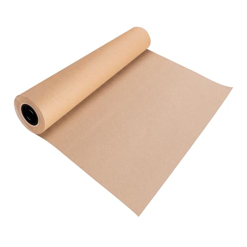 DECOHS 3 x 100 Ft Biodegradable Paper Weed Barrier- Heavy Duty Biodegradable Garden Bed Grass- Garden Paper Weed Control Barrier Weed Grass Blocker for Outdoor Garden Lawn