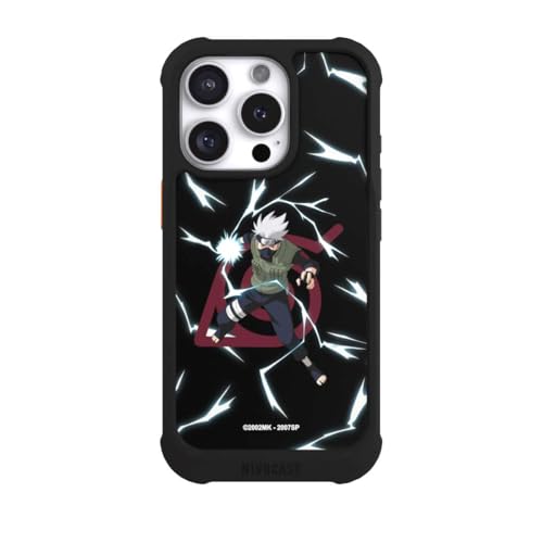 Coque iPhone 16 Pro MagSafe NIVOmax Naruto Kakashi noire antichoc