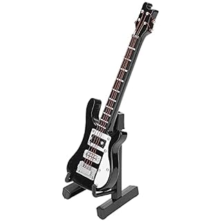 10CM Réplique de Guitare Miniature, Miniature Guitare Ornement en Bois, Mini Instrument de Musique Décor Maison de… - Les Beatles, Paul McCartney, John Lennon, RIngo Starr, George Harrison
