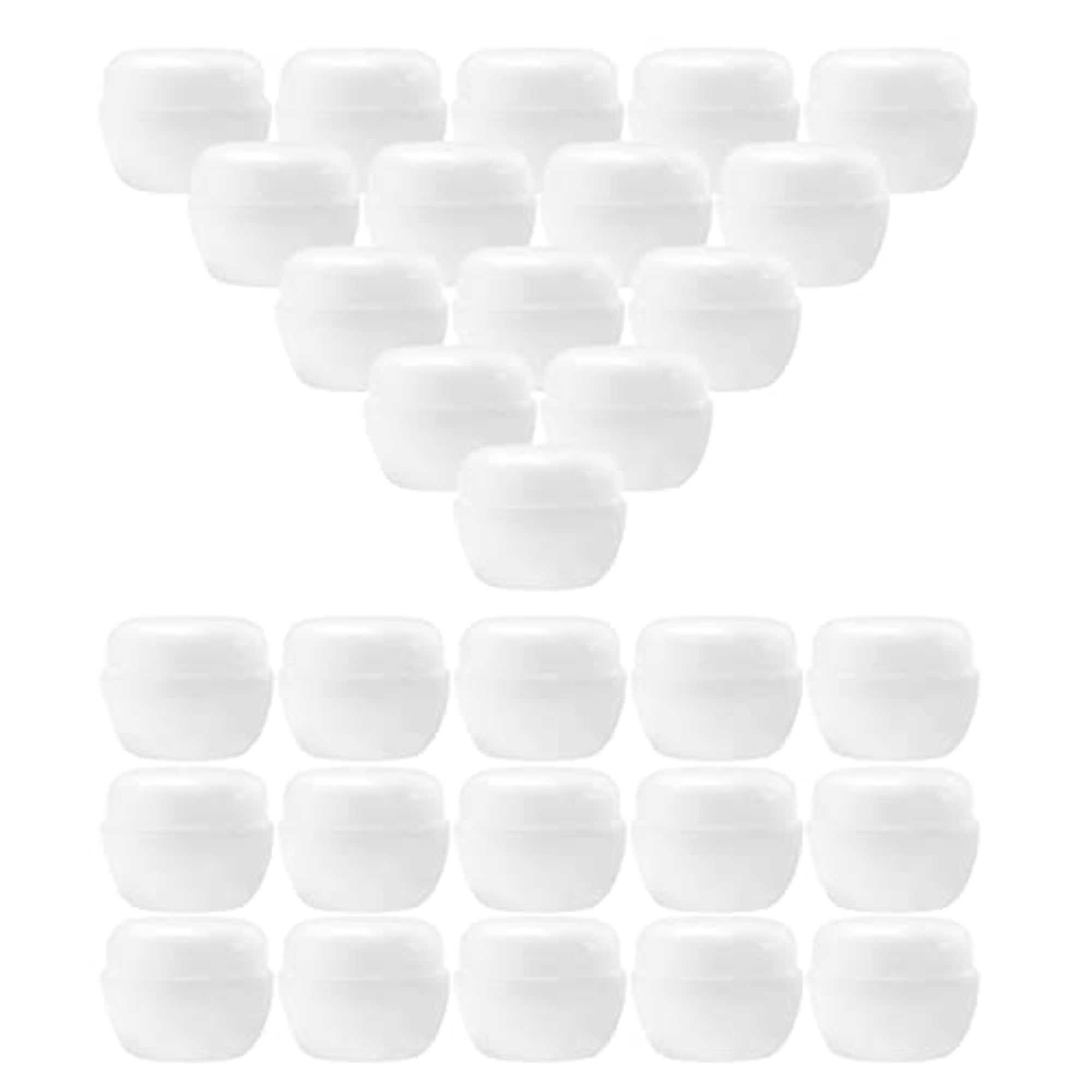30 Pieces Cosmetic Jars Refillable 10G Empty Small