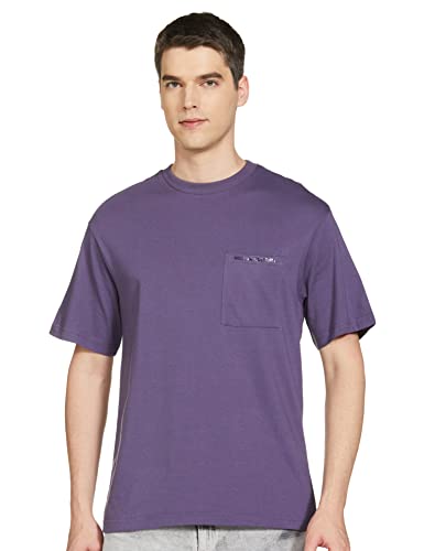 Image of max Men's Solid Slim Fit T-Shirt