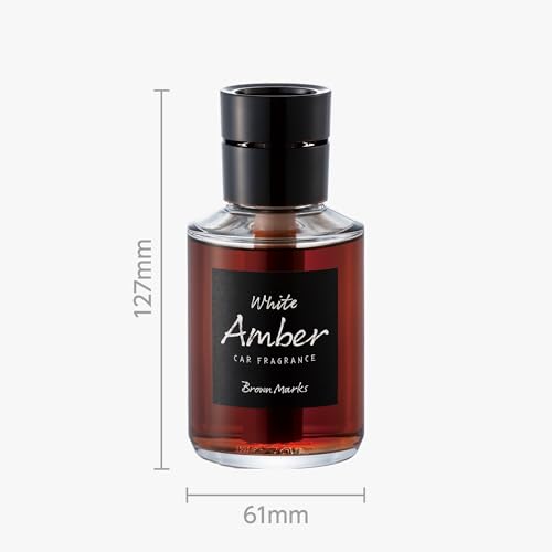 Image of CARALL Brown Marks Liquid White Amber Car Air Freshener (160ml)
