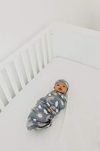 Image of Copper Pearl Swaddle Blankets for Newborns | Soft Stretchy Receiving Blankets for Boys and Girls | Large 46 x 46 Inch Baby Blankets | Lightweight and Breathable Swaddles | Hope