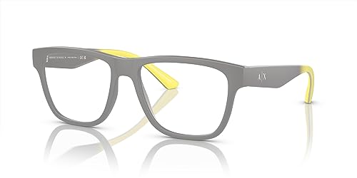 Image of Armani Exchange mens Ax3105f Low Bridge Fit Square Prescription Eyewear Frames