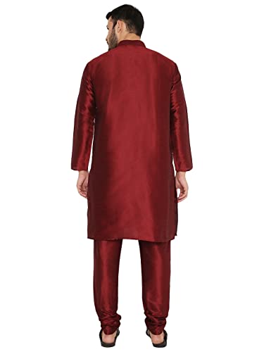 Image of Maharaja Banarasi Dupion Silk Kurta Pjama Set for Men