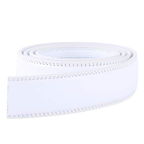 Men'S Pu Leather Ratchet Sliding Replacment No Buckle Belts Straps For Men2