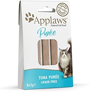 Applaws Natural Cat Lick Treats, Tuna Licking Treat Sachet 7g, Pack of 10x (8x 7g) Total of 80 Sachets