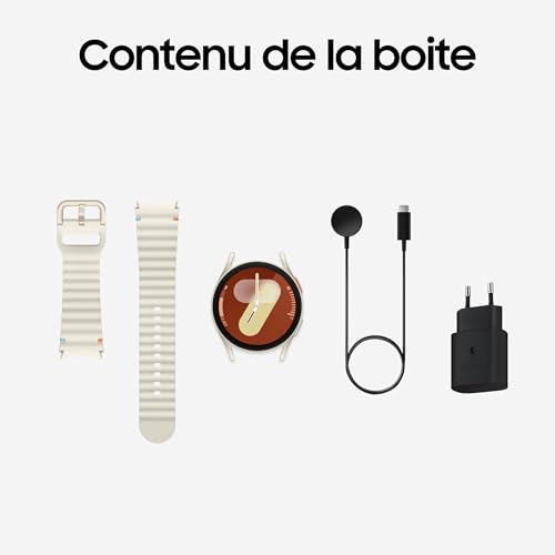 Samsung Galaxy Watch7 Montre Connectée Suivi de Santé Suivi de Sport 40mm 4G Crème Galaxy AI Chargeur secteur inclus Version FR [Exclusivité Amazon] - vue 10