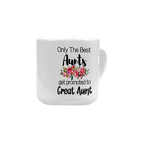 Only-The-Best-Aunts-Get-Promoted-to-Great-Aunt-Coffee-Mug-Funny-103-Ounce-White-Ceramics-Heart-Shaped-Coffee-Cup-Gifts-for-Christmas-Birthday-Mug Only The Best Aunts Get Promoted to Great Aunt Coffee Mug Funny 103 Ounce White Ceramics Heart Shaped Coffee Cup Gifts for Christmas Birthday Mug
