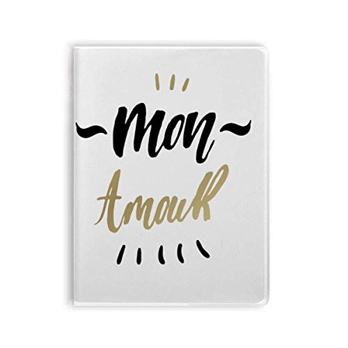 Carnet de notes Mon Amour cahier flexible citation romantique