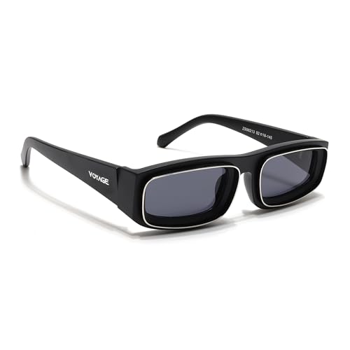 Image of Voyage UV Protected Rectangle Sunglasses for Men & Women