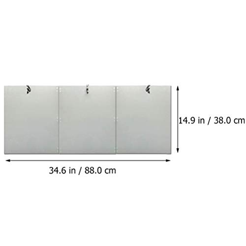 CLISPEED 3Pcs Refletor de Foco de Calor Escudo Refletor DobrÃ¡vel para Aquecedor de PÃ¡tio para Aque