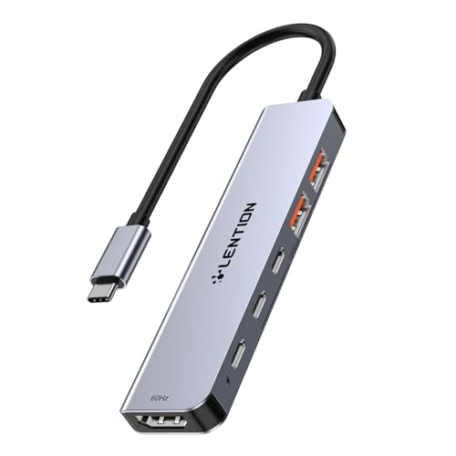 Hub USB C HDMI 4K@60Hz, PD 100W, 10Gbps Adattatore USB C USB 3.2 Gen 2, Docking Station per MacBook Pro 2025-2016, Nuovo Mac Air, iPhone 17 Plus Pro Max e Altro (CE37) - Hub USB - Immagine 8