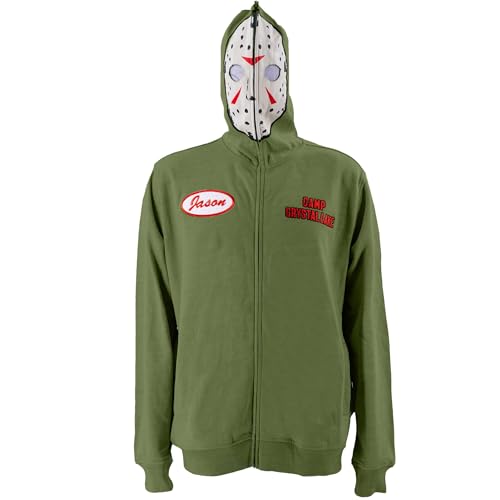 Amazon.com: Ripple Junction Friday the 13th Men's Full Zip Hoodie