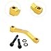 Fancyes Mountain Bike Disc Brake Adapter Accessories Parts Caliper Mount Adapter Bicycle Conversion Bracket for Biking Riding Cycling, Gold