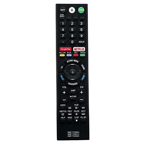 VINABTY RMF-TX300U RMF-TX200U RMF-TX201U Remote control replaced Compatible with Sony BraviaTV KD-77A1 KD-75XE9405 KD-65XE8505 KD-75XE8505 KD-49XE8004 KD-55A1 KD-43XE8004 - Image 4