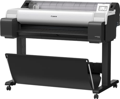 ces imaging canon imageprograf tm-340 36-inch color inkjet printer bundled 3634 bond paper