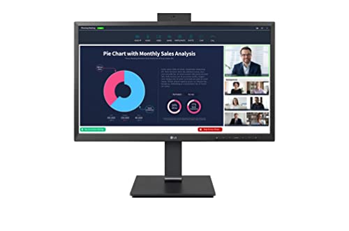 LG 24BP750C-B Business Monitor - Höhenverstellung. USB-C. LAN – Bild 3