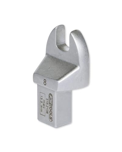 KS Tools 516.2108 9x12mm Einsteck-Maulschlüssel, 8mm, Seidenmatt Verchromt