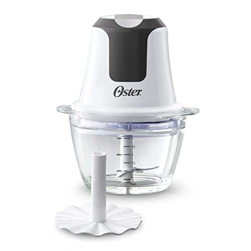 Oster Procesador de Alimentos Compacto, con 200 Watts de Potencia, Capacidad de 0.5 Litros, Color Negro, FPSTFP108-013