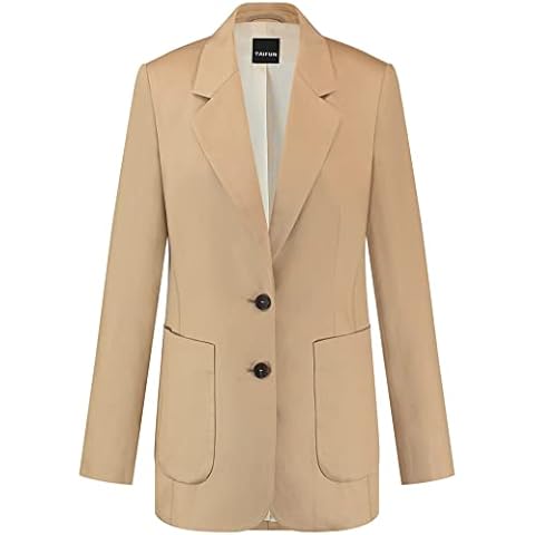 Taifun Damen Taillierter Blazer aus Lyocell-Leinen-Mix Langarm Cover