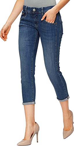 Herrlicher Damen Jeans Gina Slim Cropped (30W, 055 medium)