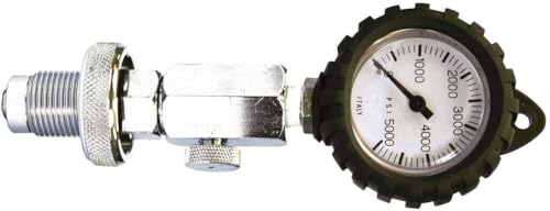 Trident Din Tank Pressure Checker with 5000 Psi Gauge