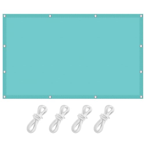 Voile ombrage rectangulaire étanche avec oeillets de balcon