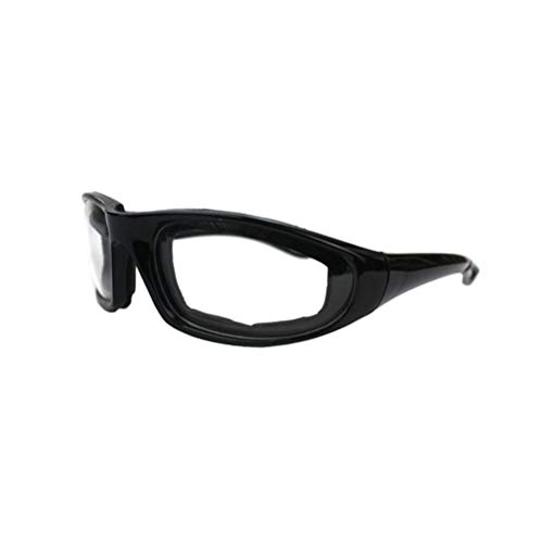 SIXRUN Zwiebelbrille, Tränenlose Antibeschlag-Brille für die Küche, Schnittschutz, 14,2 X 4,2 X 12, Cm, für Unisex-Köche (BLACK)