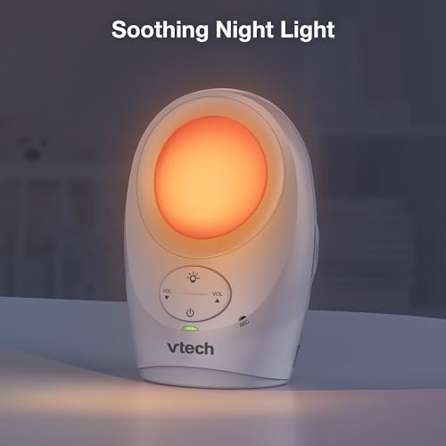 VTech DM1211 Audio Baby Monitor, Long range,Baby monitor with 2-way talk, Noise Level Display, Temperature Sensor, Soothing Sounds, Parent Unit Belt Clip - Image 5