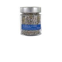 Oliviers&Co Salt & Herbs Mix for Fish Italian Gourmet Seasoning with Sea Salt & Aromatic Herbs Developed by Michelin-Starred Chef Jean-Marie Meulien Perfect Holiday Gift 3.88 Oz