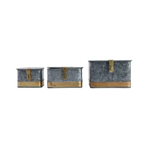 Creative Co-Op DF2376 Decorative Galvanized Metal Boxes thumb #5