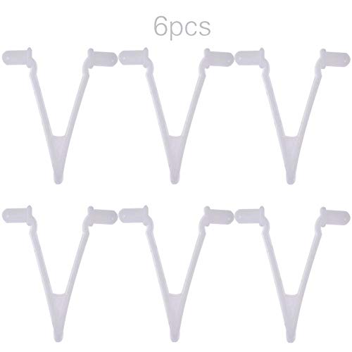 6 Pcs Piscine Accessoire Papillon V Clips, Goupilles De Verrouillage À Ressort Ensemble De Remplacement Standard Pince Attache Clips pour Tête De Vide Skimmer Net Feuille Râteau Cover