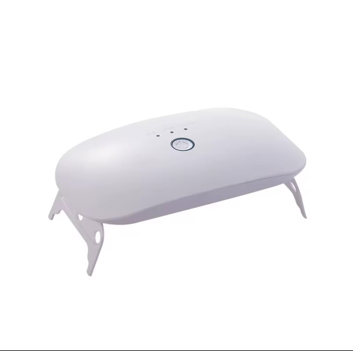 Professional LED Nail Lamp, UV Nail Dryer Machine, Compact Curing Light, White (White)