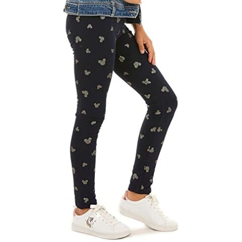 Dykmod Girls Warm Thick Winter Leggings Autumn Thermal Print hk310 11 Years Mouse Cover