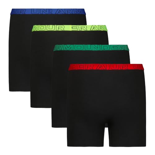 Image of Under Armour Boys' Multipack Performance Cotton Boxerjock Brief, Lightweight & Smooth Stretch Fit