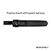 Morakniv Garberg Carbon Steel Full-Tang Fixed-Blade Survival Knife With Poly Sheath, Black, 4.3 Inch
