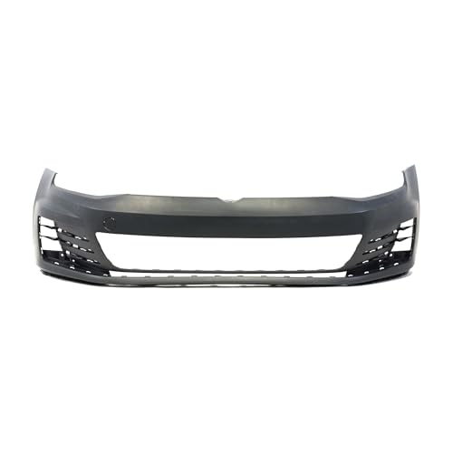 Image of Compatible with Volkswagen GTI 2015-2017 Front Bumper Cover | Primed, With Tow Hook Hole, Ready to Paint, OEM 5GM807217HGRU, VW1000209