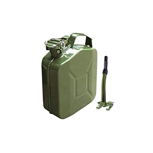XuQinQin Portable fuel tank, 5L, 10L, 20L American thickened petrol cans, spare petrol tanks, various vehicles and small vessels gasoline container (Color : 5L)