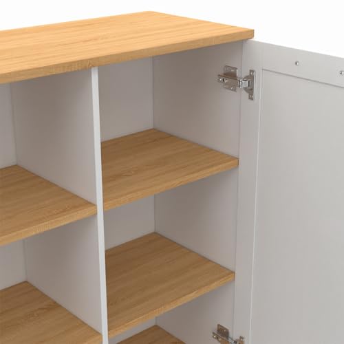 IDMarket Buffet d'appoint Vito Bois - vue 6