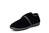 Mens Carpet Slippers Mens Cord Slippers Size 13 Touch Fasten Slipper Size 6 Boys Slipper with Touch Fastening Strap Sizes 6-13 Black 6 UK #2