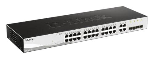 Switch Web Manageable D-Link DGS-1210-24/E pour réseaux d'administration