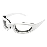 オニオンゴーグル 玉ねぎ用ゴーグル みじん切り 野菜切り 目保護 メガネ 涙目防止 油煙防止 防曇コーティング付き 使用便利 アイプロテクター 男女兼用 料理 実験 防塵 多用途 キッチンガジェット