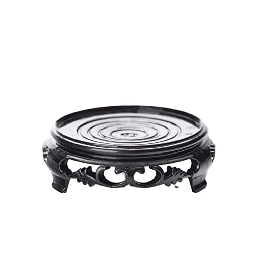 XCSZWTY Plant Stand Flower Pot Base Vase Buddha Statue Base Round Base Vase Bonsai Decoration Living Room Decoration Tray Outdoor Plant Stand