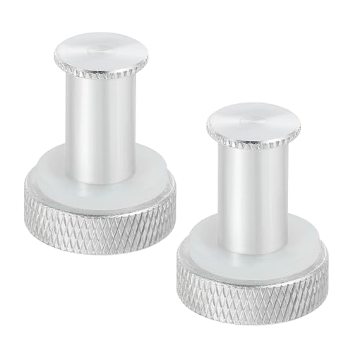 2 Pack Pressure Canner/Cooker Parts for Presto, Replacement Part Air Vent Cover/Lock, 23Quart 409A 16QT Silver